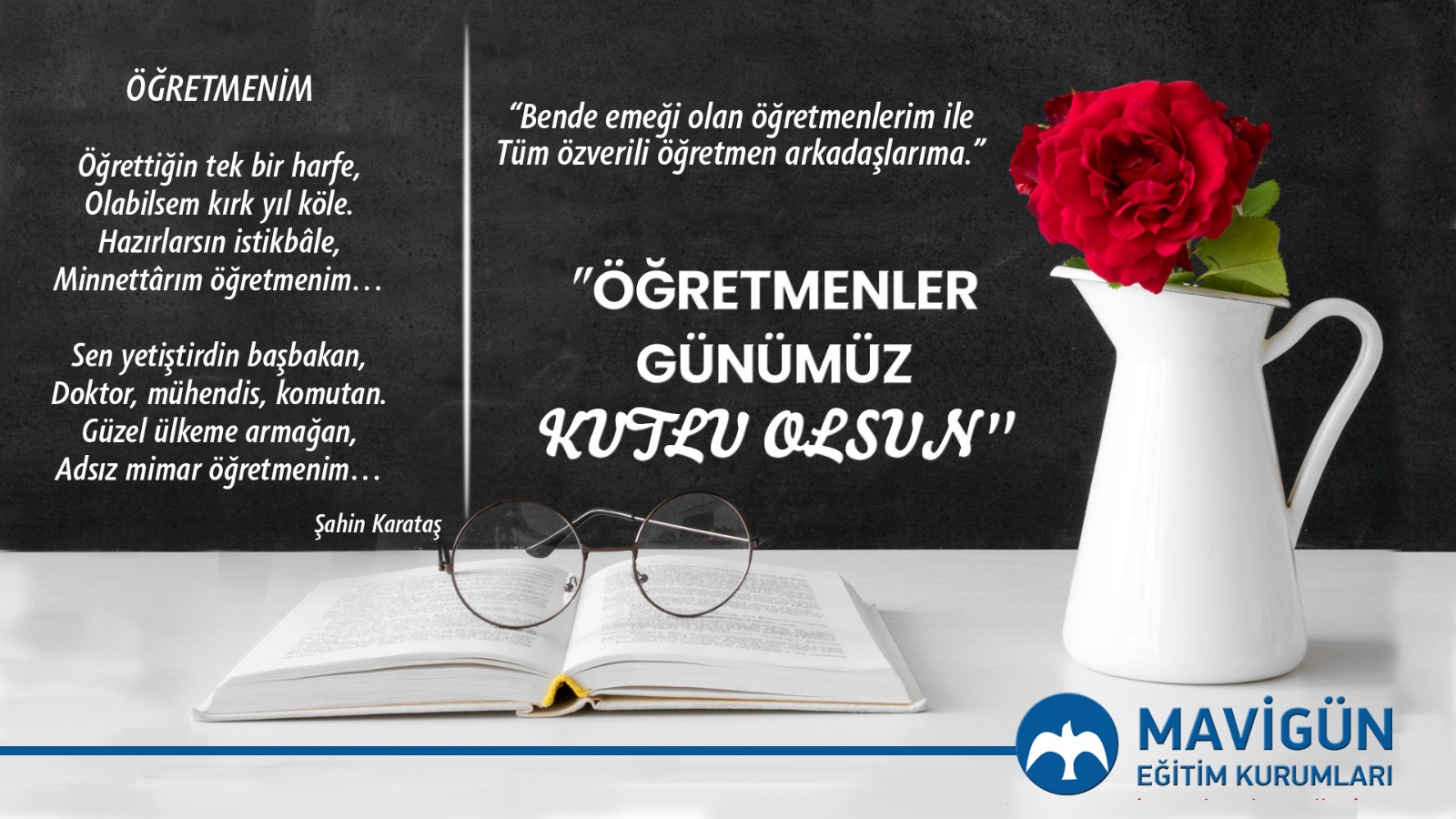 ÖĞRETMENLER GÜNÜMÜZ KUTLU OLSUN